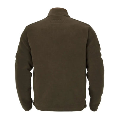 Olive green Härkila Sandhem Sherpa Fleece Jacket made of cozy sherpa fleece