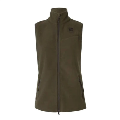 Olive green fleece waistcoat from Härkila Womens Anniversary Fleece Waistcoat, great for outdoor leisure