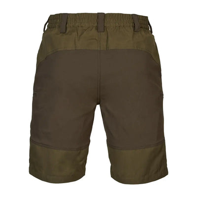 Olive green Harkila Fjell Shorts perfect for country clothing and hunting adventures