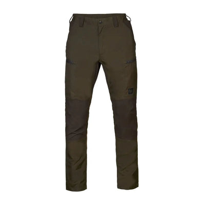 Olive green Harkila Fjell Trousers, perfect for outdoor adventures and country clothing