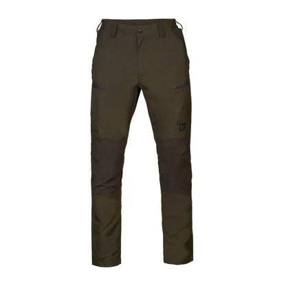 Olive green Harkila Fjell Trousers, perfect for outdoor adventures and country clothing
