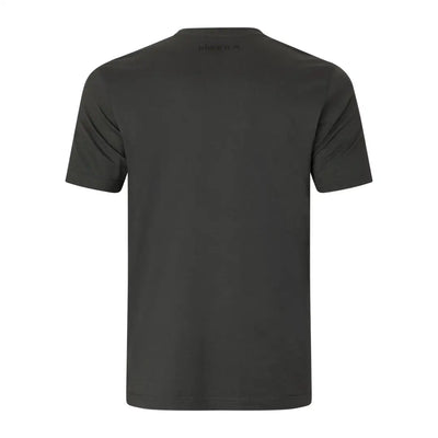 Dark gray Harkila H-logo short sleeve T-shirt for casual style