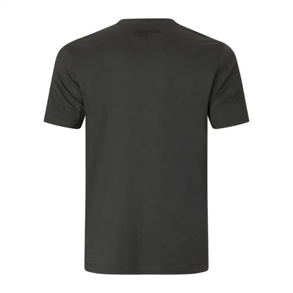 Dark gray Harkila H-logo short sleeve T-shirt for casual style
