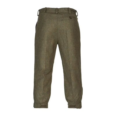 Olive green tweed trousers for outdoor adventures Harkila Kenmore GTX Breeks