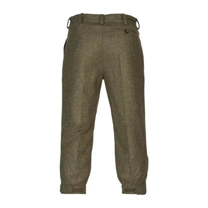 Olive green tweed trousers for outdoor adventures Harkila Kenmore GTX Breeks