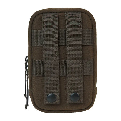 Brown Harkila Utility Pouch with MOLLE webbing, perfect for country clothing and hunting