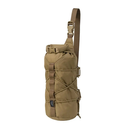 Tactical tan Helikon-Tex Foxhole Bag with easy access compartments and straps