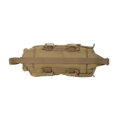 Tan tactical dog vest with multiple straps, perfect for easy access in the Helikon-Tex Foxhole Bag