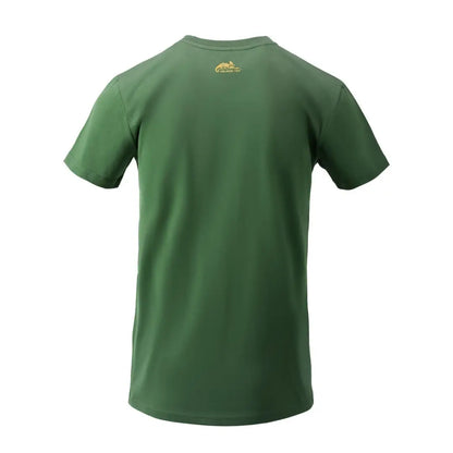 Green Helikon-Tex Journey to Perfection T-Shirt, perfect for outdoors, hunting, or country clothing