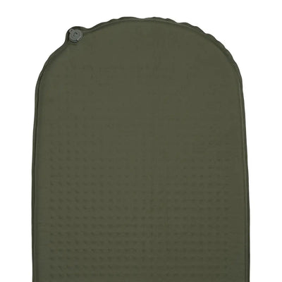 Olive green Highlander Self Inflate Kip Mat perfect for camping and outdoor adventures