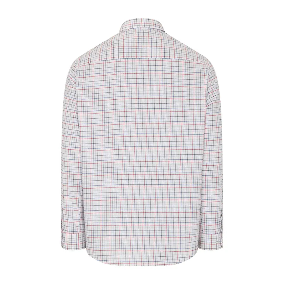 Plaid button-up Fife Callum Country Check Shirt with a classic collar