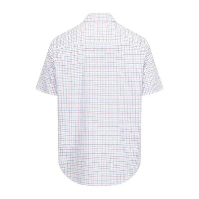 Short-sleeved checkered Fife Callum Short Tattersall Shirt for a stylish look