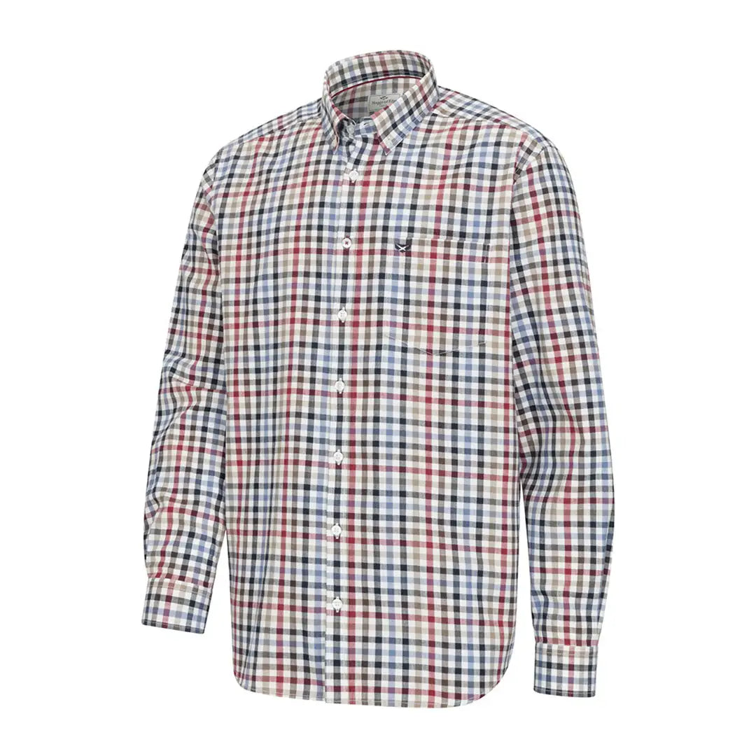 Men’s Fife Douglas Twill Shirt with colorful plaid pattern, perfect for casual style