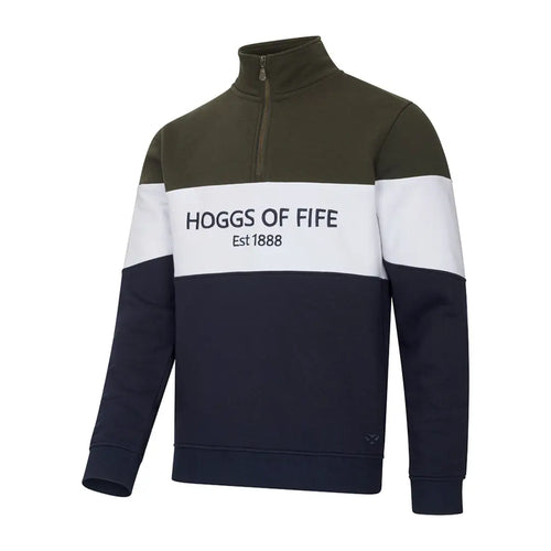 Hoggs Of Fife Dumfries 1888 Gents 1/4 Zip Sweatshirt – New Forest
