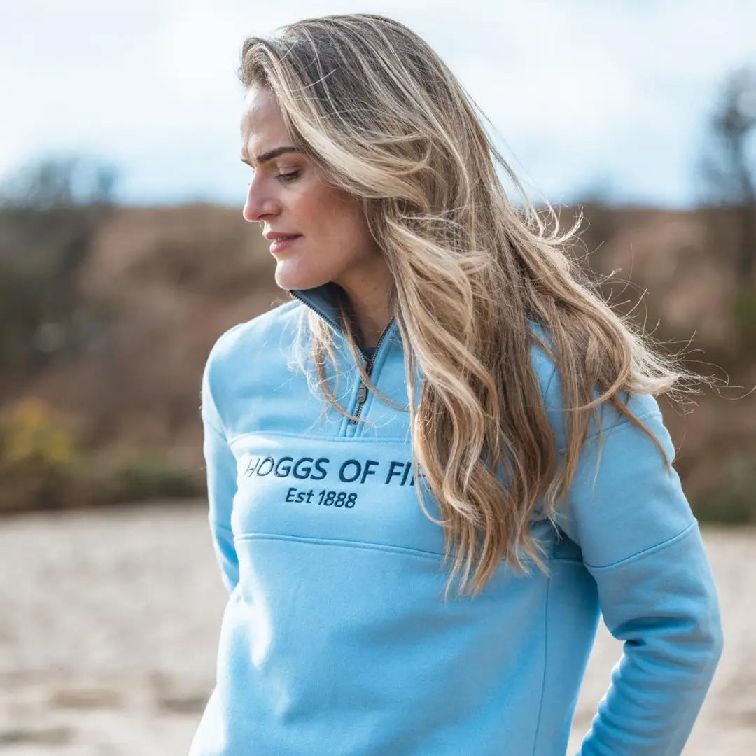 Hoggs Of Fife Dumfries 1888 Ladies 1 4 Zip Sweatshirt New Forest Clothing