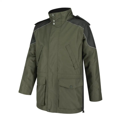 Military-style olive green Hoggs of Fife Field Tech jacket for all-day country work