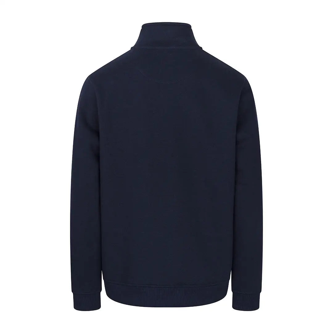 Navy blue Fife Galloway zip sweatshirt from Hoggs of Fife Galloway 1888 country clothing