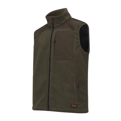 Olive green softshell vest Hoggs of Fife Green King II Gilet for outdoor adventures