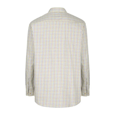 White dress shirt with green and brown checks, perfect for your Hoggs Of Fife Inverness Tattersall Shirt