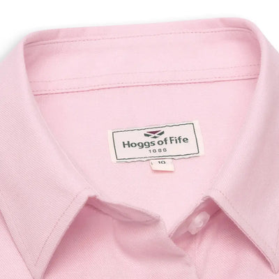 Pink Hoggs of Fife collared shirt perfect for country clothing and outdoor adventures