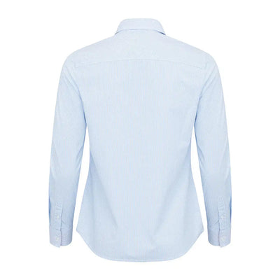 Light blue long-sleeved Hoggs of Fife shirt, perfect for country clothing and outdoors