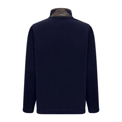 Navy blue long-sleeved zip fleece jacket for ladies from Hoggs of Fife, perfect country clothing