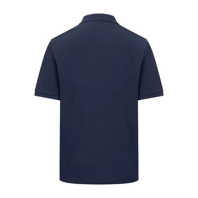 Navy blue Fife Newton Pique Polo Shirt perfect for casual wear and stylish outings