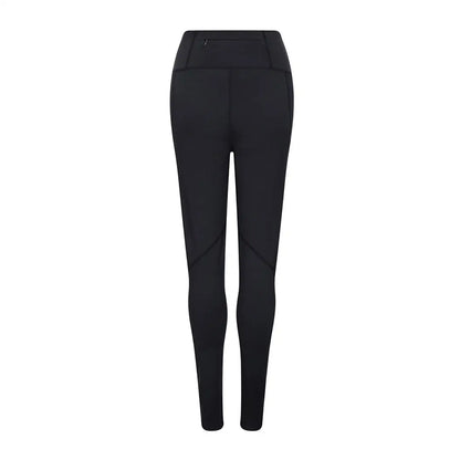 Black women’s Fife Skye Ladies active thermal leggings with high waist and discreet pocket
