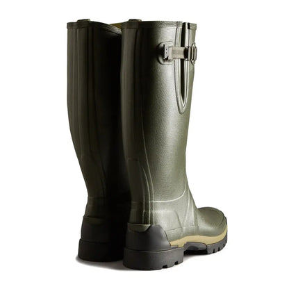 Olive green Hunter Balmoral Tall boots perfect for country clothing and outdoor adventures