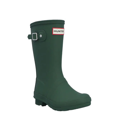 Green Hunter rain boot from Hunter Junior Originals for country clothing and hunting fun
