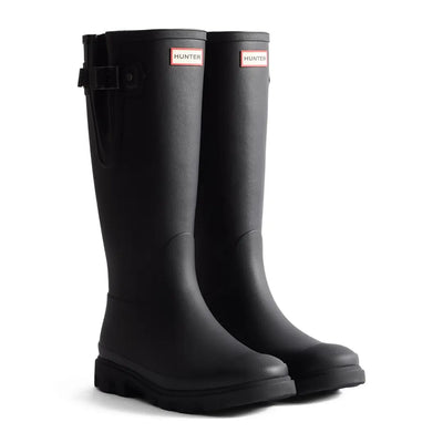 Black Hunter Unisex Field Downpour Adjustable Boots for all-weather style
