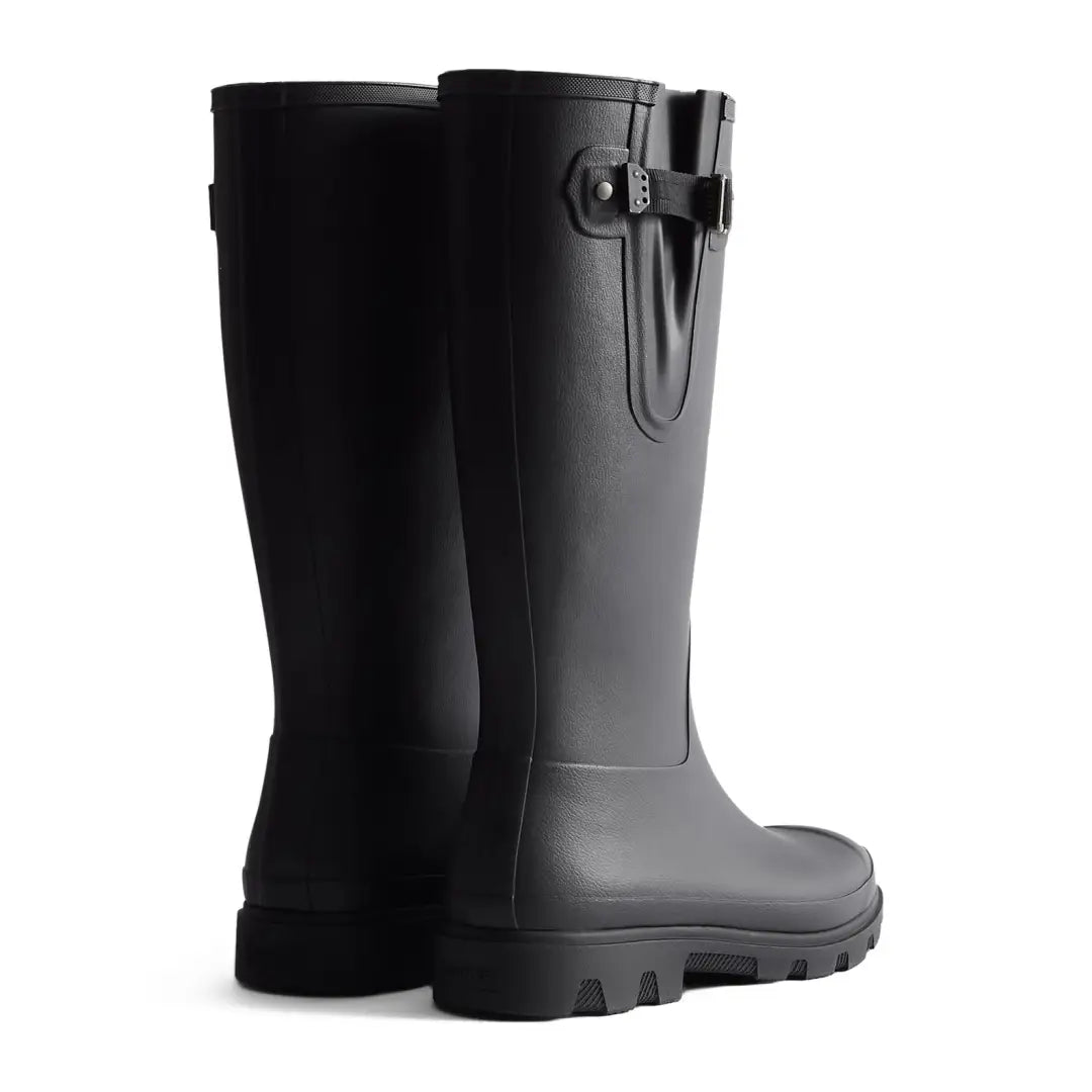 Black Hunter Unisex Field Downpour Adjustable Boots for rainy days