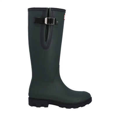 Dark green rubber rain boot from Hunter Unisex Field Downpour collection