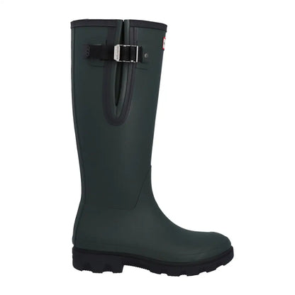 Dark green rubber rain boot from Hunter Unisex Field Downpour collection