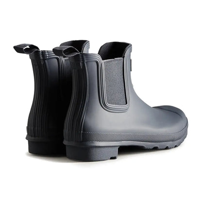 Gray Rubber Chelsea Boots from Hunter, the perfect original Chelsea boot for women