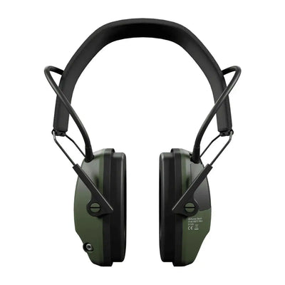 Olive green ISOTunes Sport Defy Slim Basic Earmuffs for comfortable hearing protection