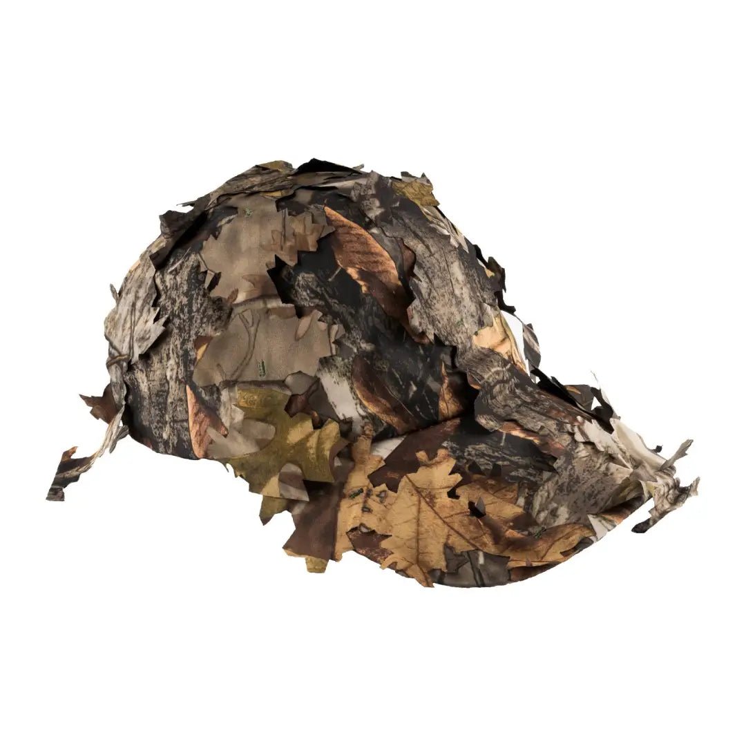 Jack Pyke 3D Leafy Bush Hat For Hunting & Shooting - Camo Green/Brown, Unisex