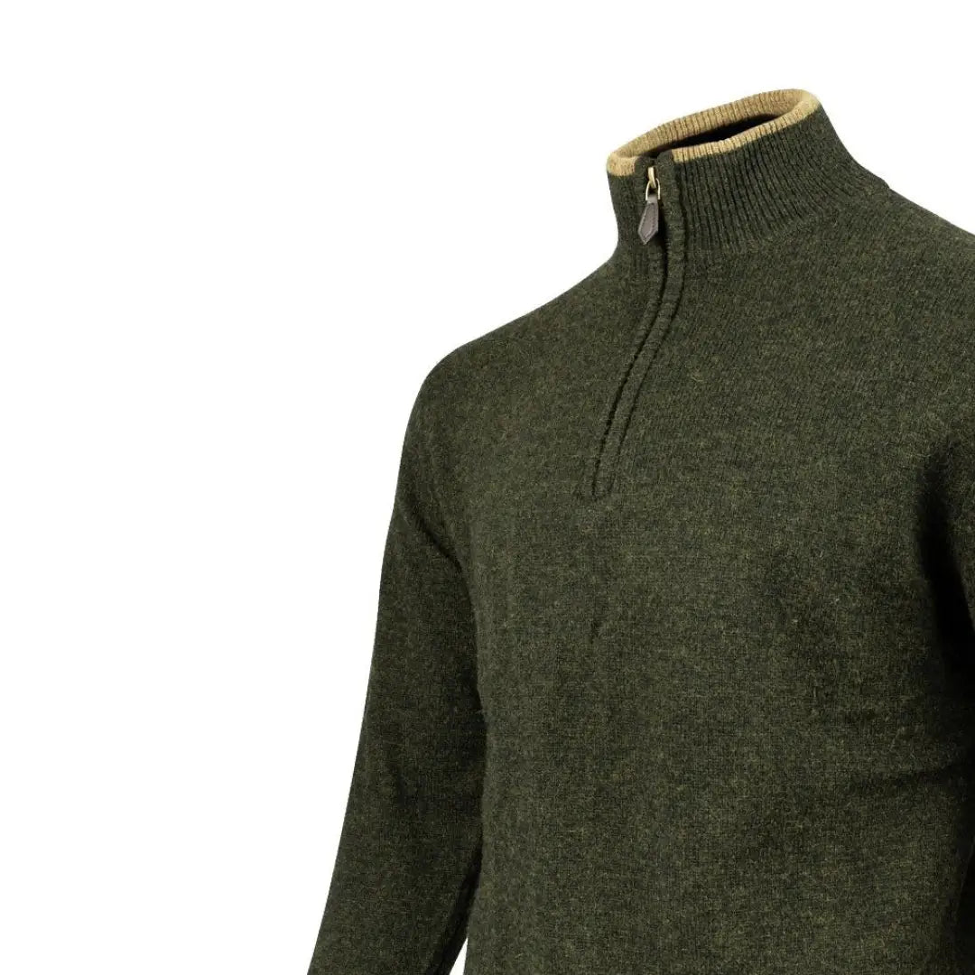 Jack Pyke Ashcombe 100 Lambwool Zipknit Pullover New Forest Clothing