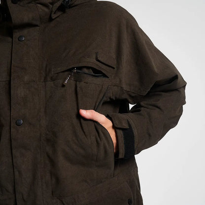 Jack Pyke Ashcombe dark olive-green waterproof field jacket