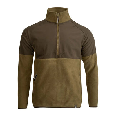 Men’s Jack Pyke Bleasdale half-zip fleece pullover with stand-up collar and zip pocket