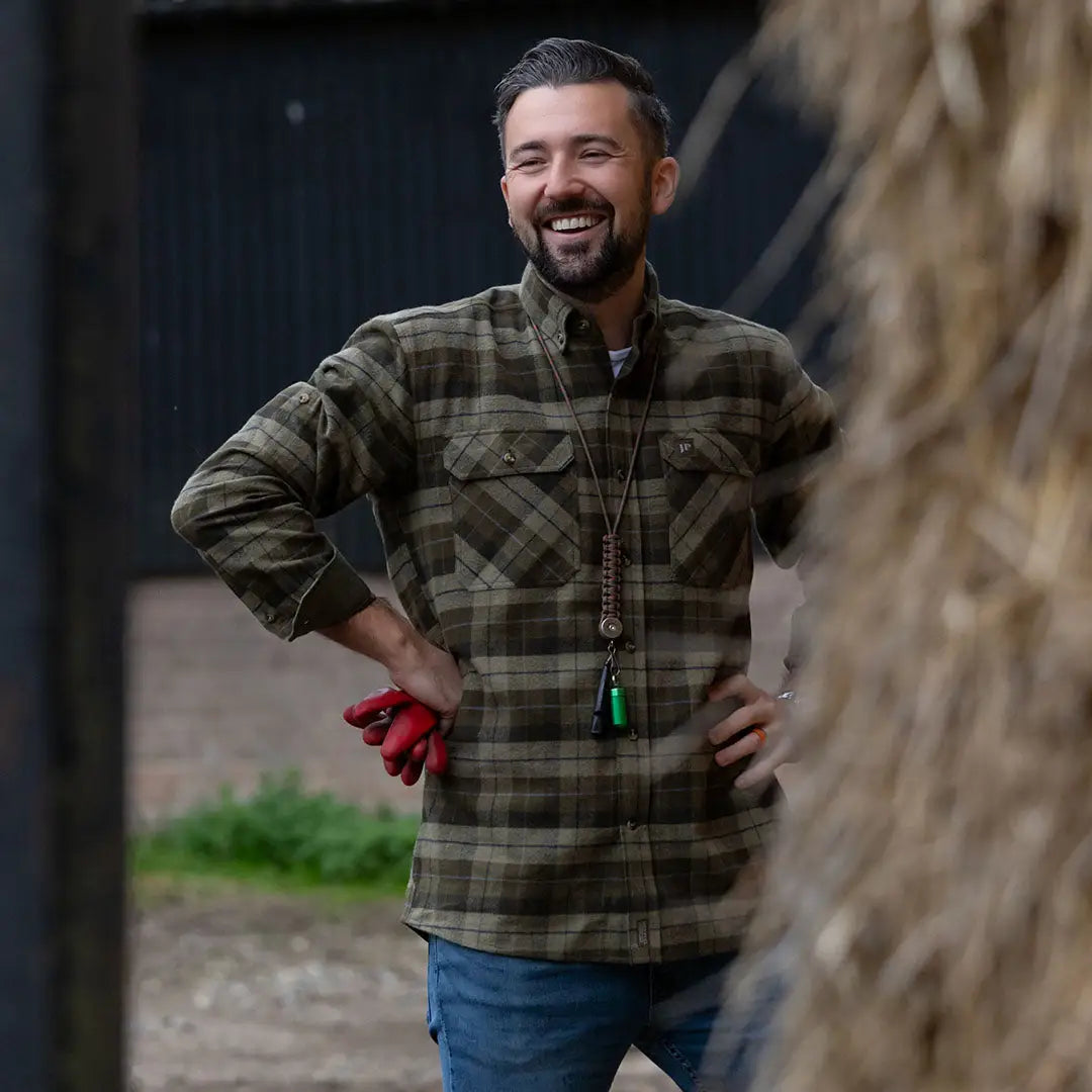 Jack Pyke Bleasdale Heavy Flannel Shirt – New Forest Clothing