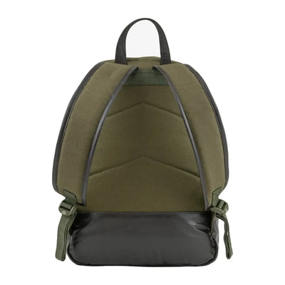 Olive green Jack Pyke Canvas Backpack with black trim and comfy shoulder straps