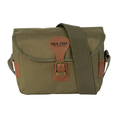 Olive green canvas shoulder bag, perfect for your Jack Pyke Cartridge adventures