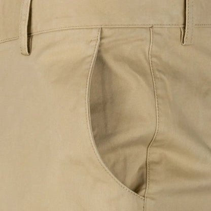 Khaki pants pocket on Jack Pyke Chino Trousers for a casual look