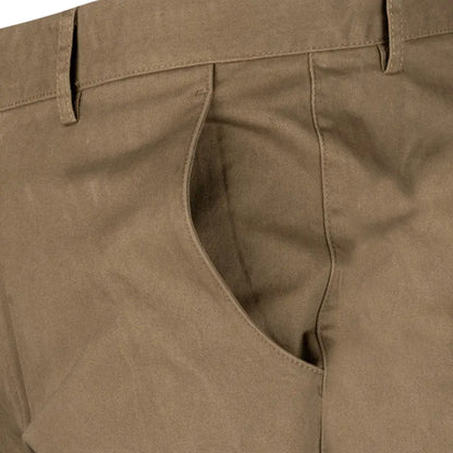 Khaki Jack Pyke Chino Trousers with front pocket for casual look