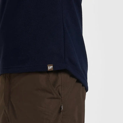Jack Pyke Country Fleece Top in dark navy with JP logo label