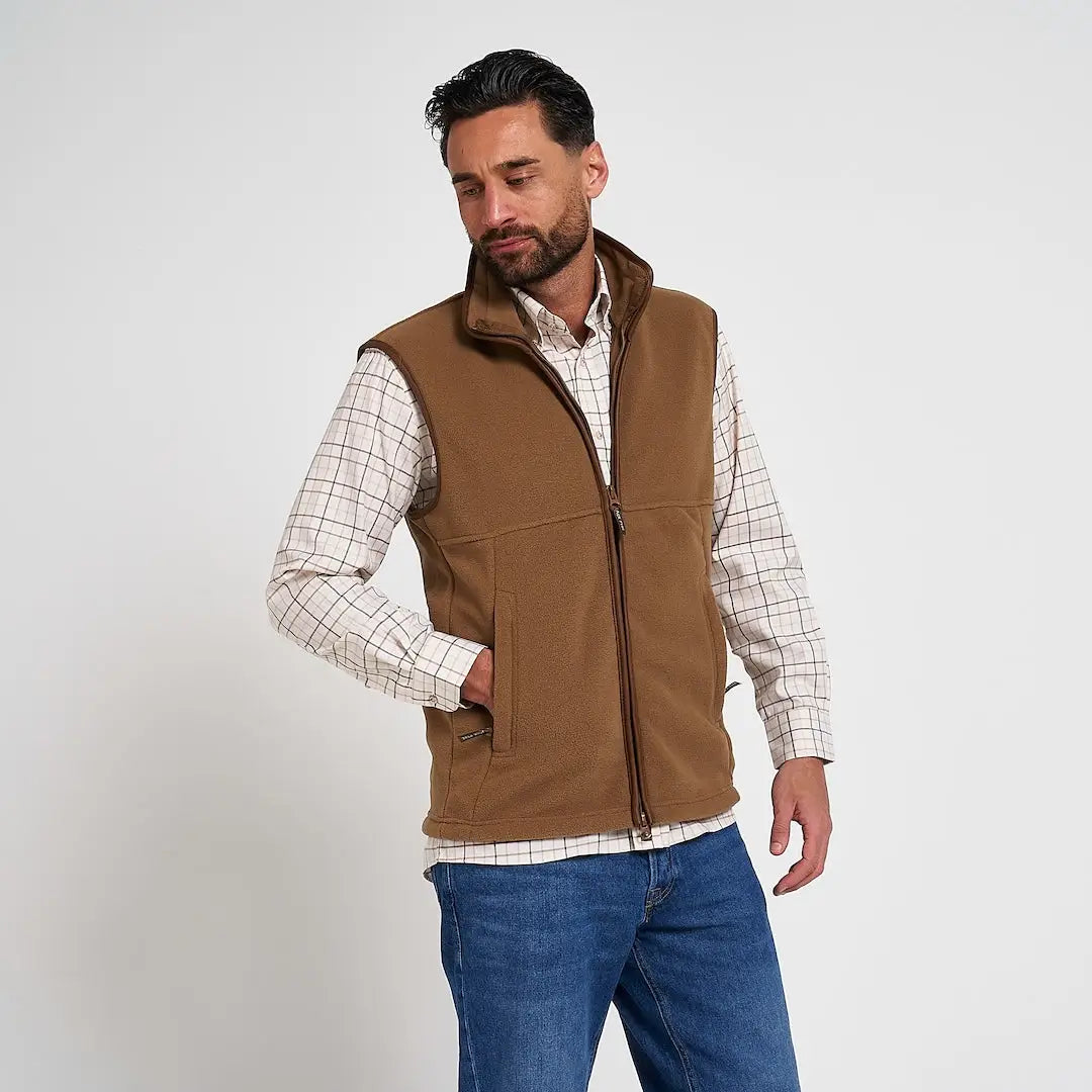 Jack Pyke Countryman 300gsm micro fleece gilet with zipper and pockets