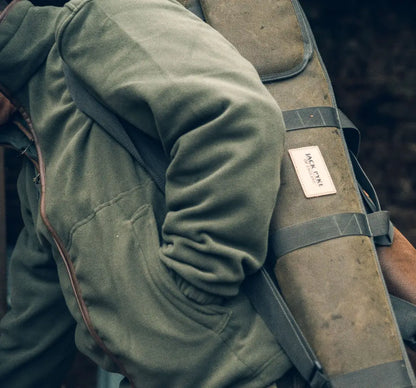 Olive green gun case featured with Jack Pyke Countryman Fleece Jacket
