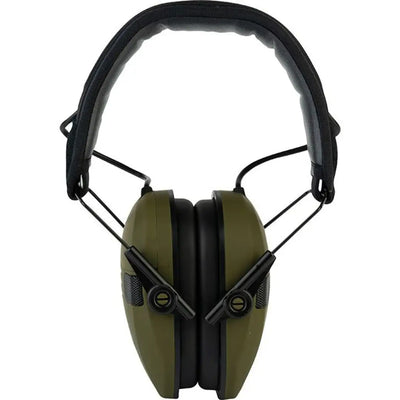 Olive green Jack Pyke Electronic Ear Defenders for hearing protection