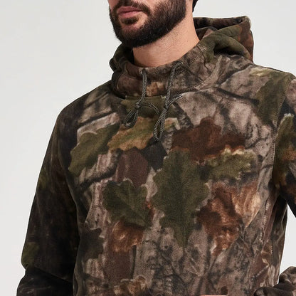 Jack Pyke Fieldman fleece hoodie in camo leaf pattern